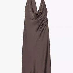 Vestido mini satinado 