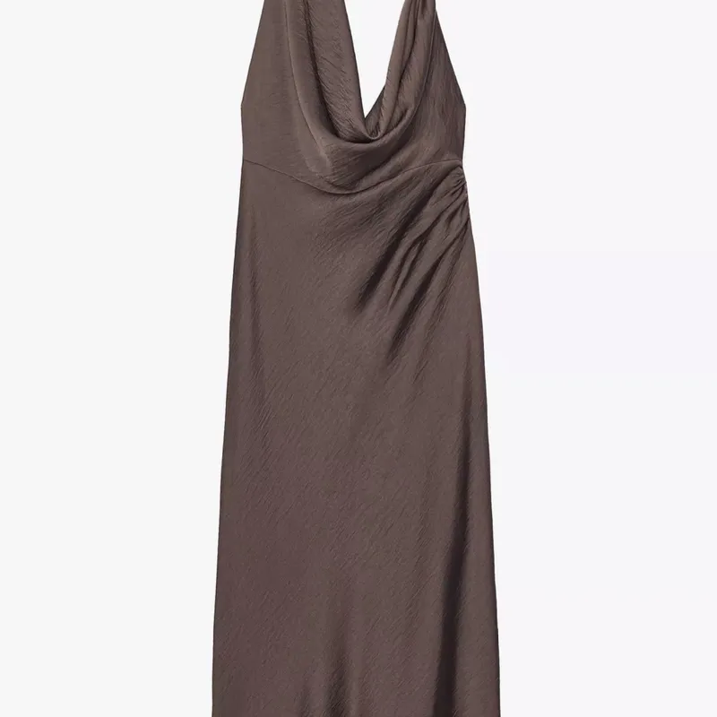 Vestido mini satinado 