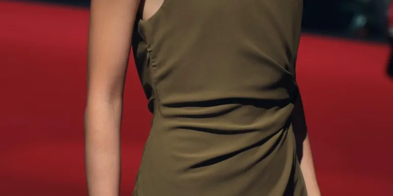 Zara army green Dress 