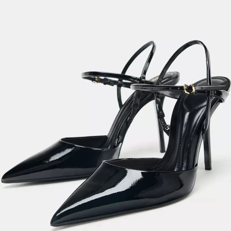 Zapatos de tacón con cierre 