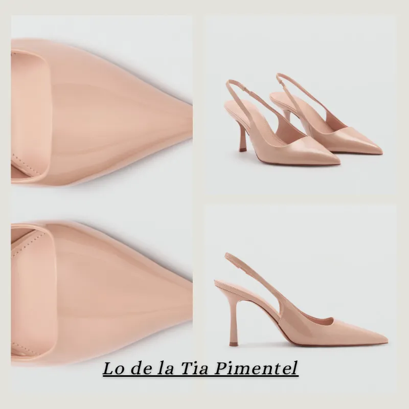 Zapatos punta tacón 