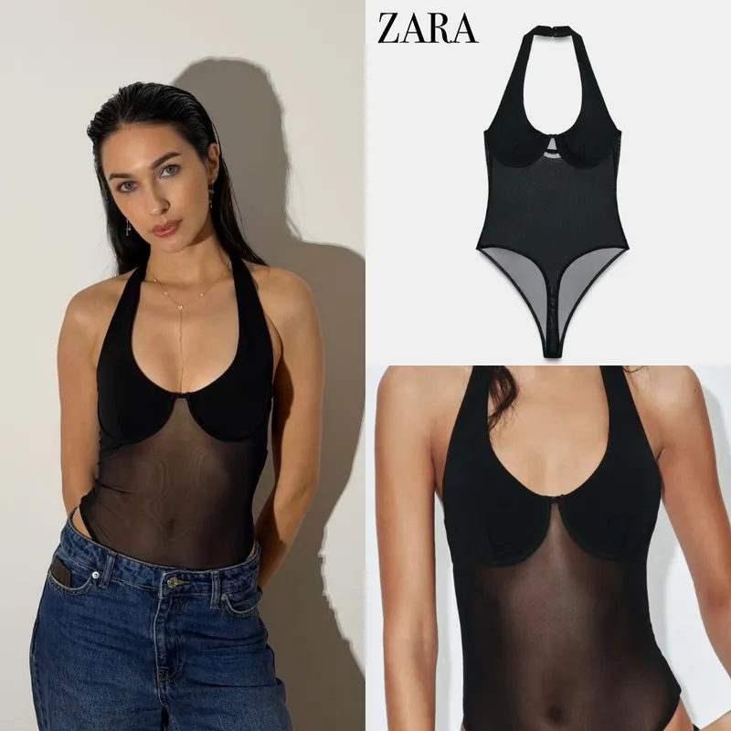 Zara body combinado tul
