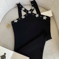 ZARA body halter flores 