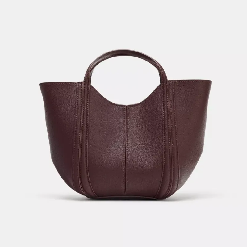 ZARA bolso city pespuntes