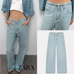 Zara Jeans denim fluidos