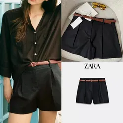 Zara Short pinzas cinturón