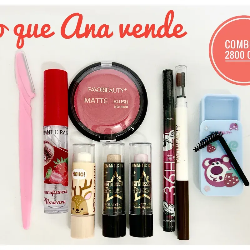 Combo de maquillaje 