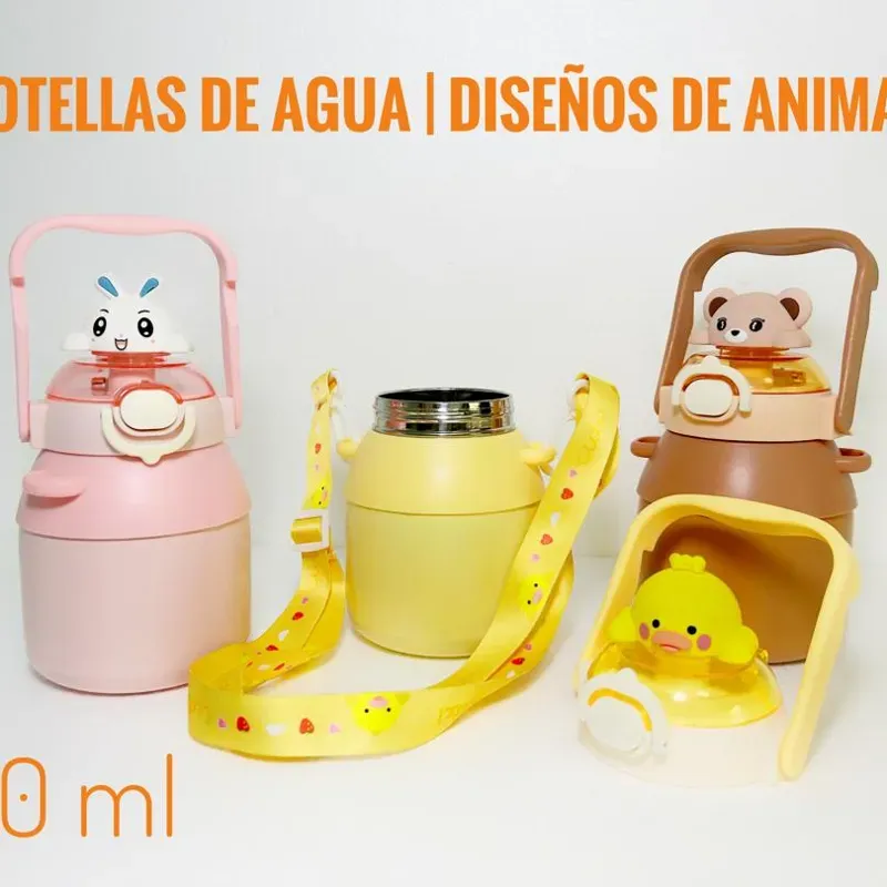 Termo para agua en forma de animales 