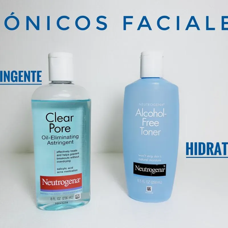 Tónicos faciales marca Neutrogena 