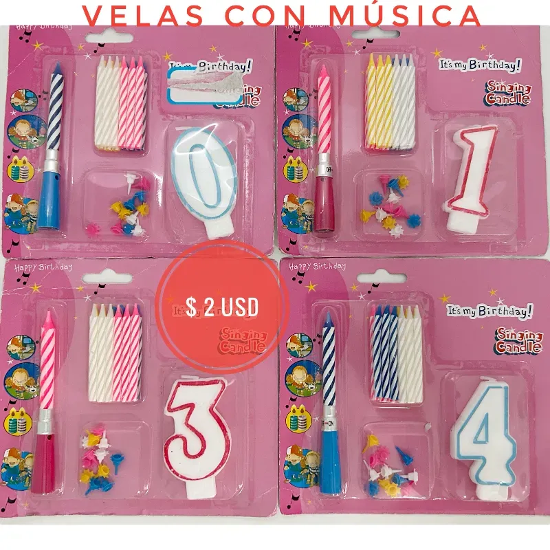 Velas con música 