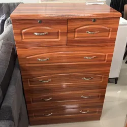 Gabinete de 6 gavetas de madera