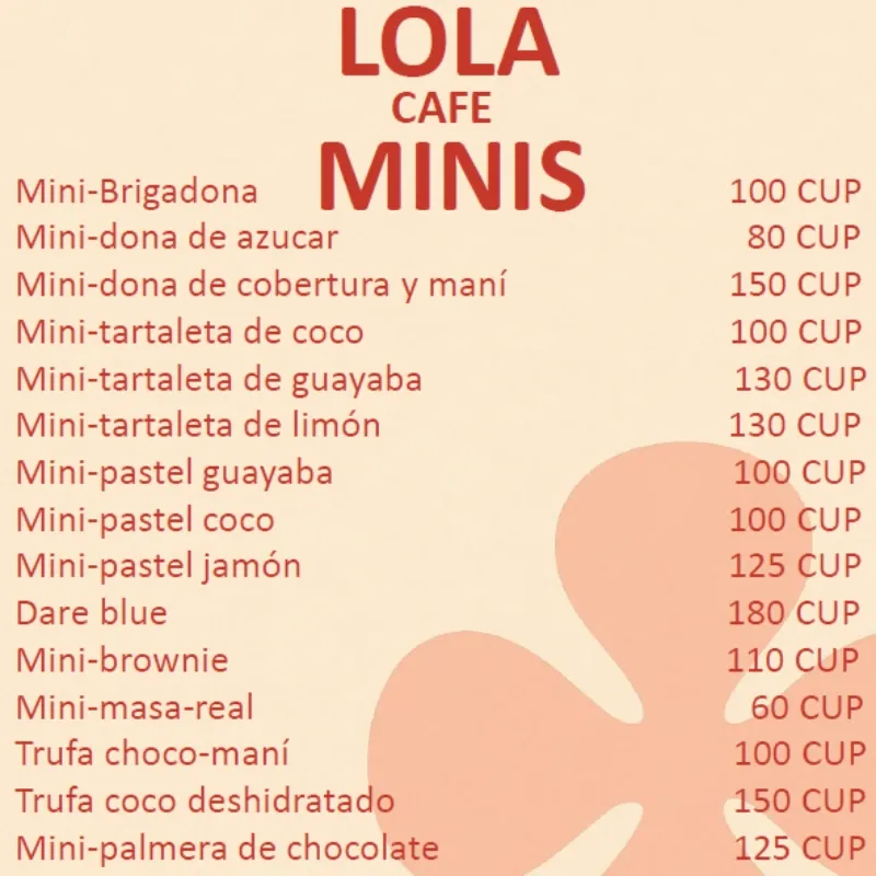 Menu de catering: