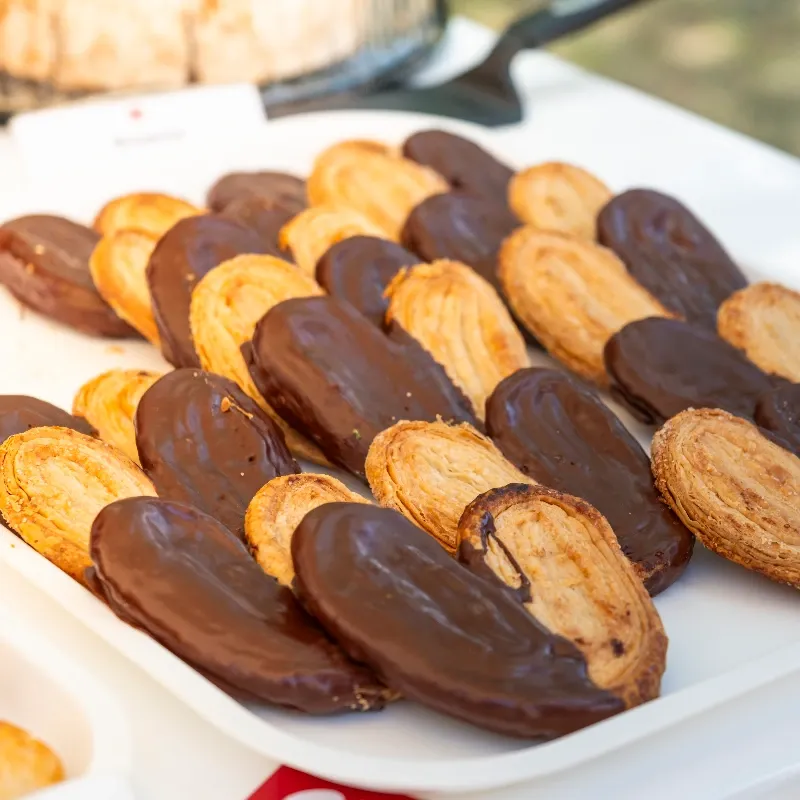 Palmera de chocolate
