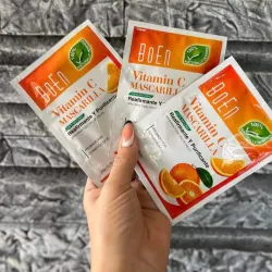 Mascarillas faciales peel off de Vitamina C 