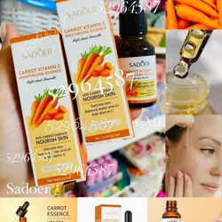 Serum facial de zanahoria y Vitamina C