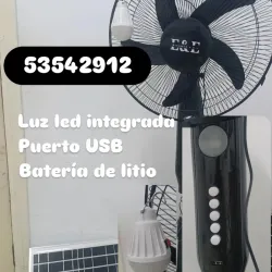 Ventilador recargable