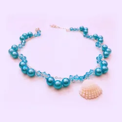 Collar Melodía de sirena Azul