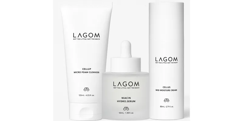 Limpiador Microburbujas + Crystal Veil Serum + Hydra Barrier Cream – LAGOM  