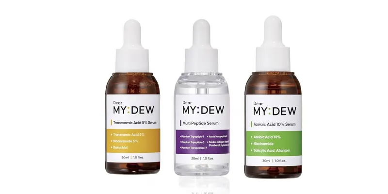 Sérum Anti-Edad con Péptidos + Sérum Azelaico 10% + Sérum Tranexámico – DearMYDEW 