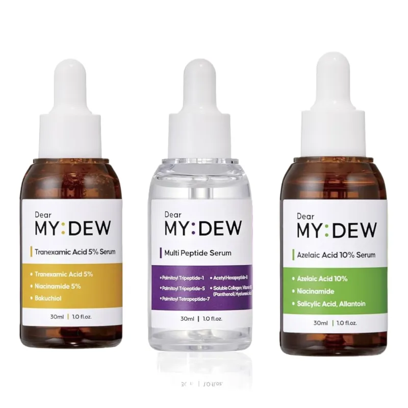 Sérum Anti-Edad con Péptidos + Sérum Azelaico 10% + Sérum Tranexámico – DearMYDEW 