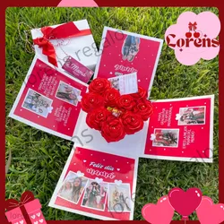 Caja sorpresa y flores 🌺 