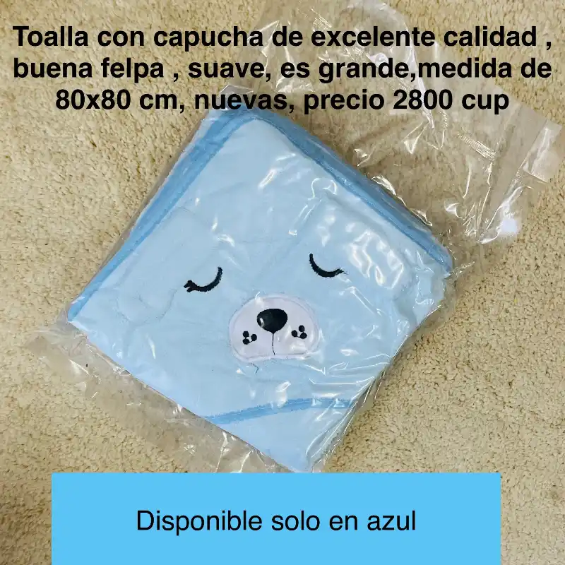 Toalla con capucha