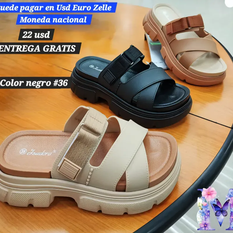 Sandalias altas engomadas 