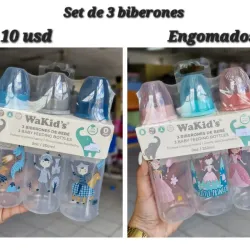 Set de 3 biberones 