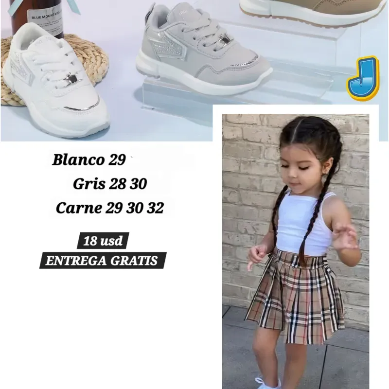 Zapatillas para niñas 👧🏽 03