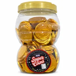 Monedas de chocolate Super coins
