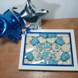 Bombones c/ Globos en forma de estrella.