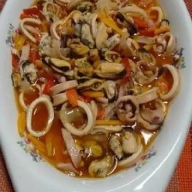 Calamares al ajillo.