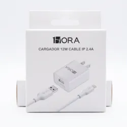 Combo Cargador IPhone 5V 2.4A Modelo GAR143