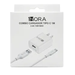 Combo Cargador TIPO C 5V 2.4A Modelo GAR142
