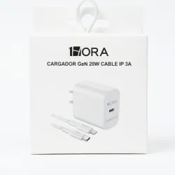 Combo Cargador TipoC-IP PD20W Modelo GAR154