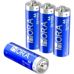 Pilas Alcalinas AA 1.5V GAR136 Paquete de 4 Unidades