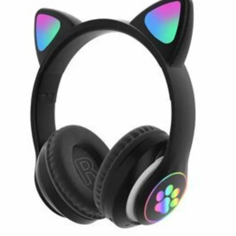 AUDÍFONOS INALÁMBRICOS CON OREJAS DE GATO