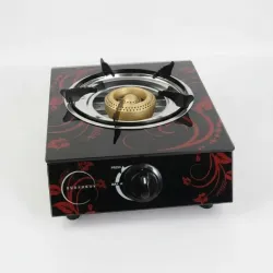 COCINA DE GAS VIDRIO TEMPLADO RUDENKOV 1 HORNILLA