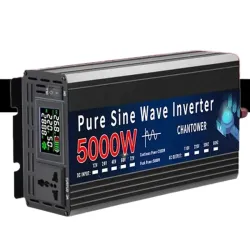 INVERSOR DE ONDA PURA 5000W + CARGADOR 12V