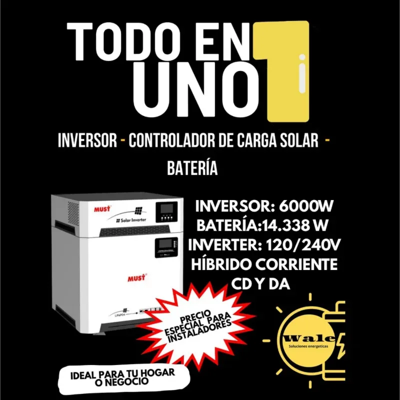 INVERSOR SOLAR MUST 15 KW