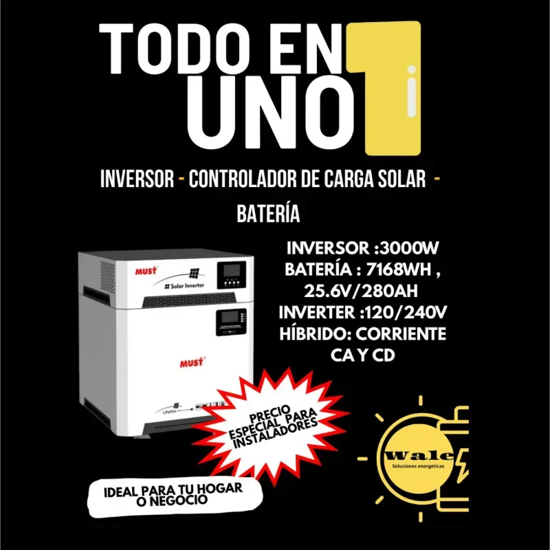 INVERSOR SOLAR MUST 7 KW