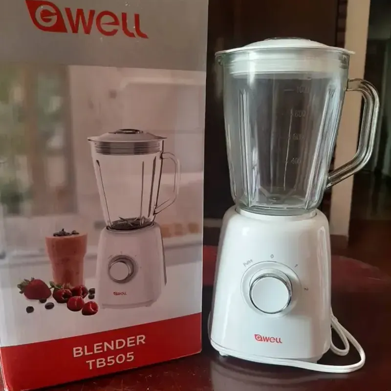 LICUADORA GWELL CON JARRA PLÁSTICA 1.5L + PICADOR