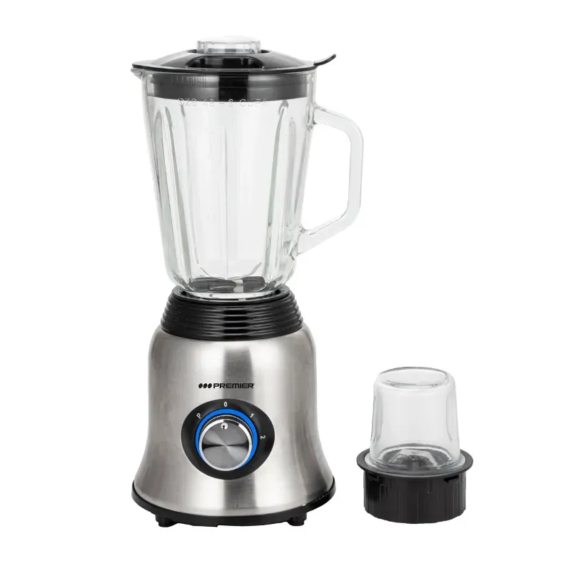 LICUADORA PREMIER VASO DE VIDRIO 1.5L + PICADOR