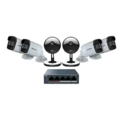 SISTEMA DE 4 CÁMARAS DE SEGURIDAD EN LA NUBE UNIDEN 