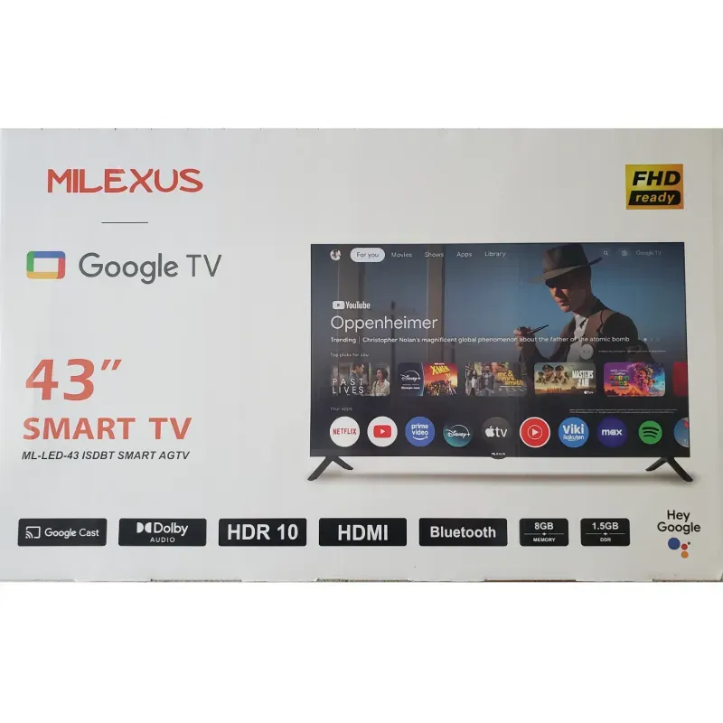 SMART TV MILEXUS 43"
