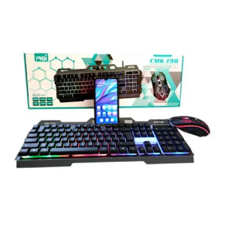 TECLADO GRANDE + MOUSE USB