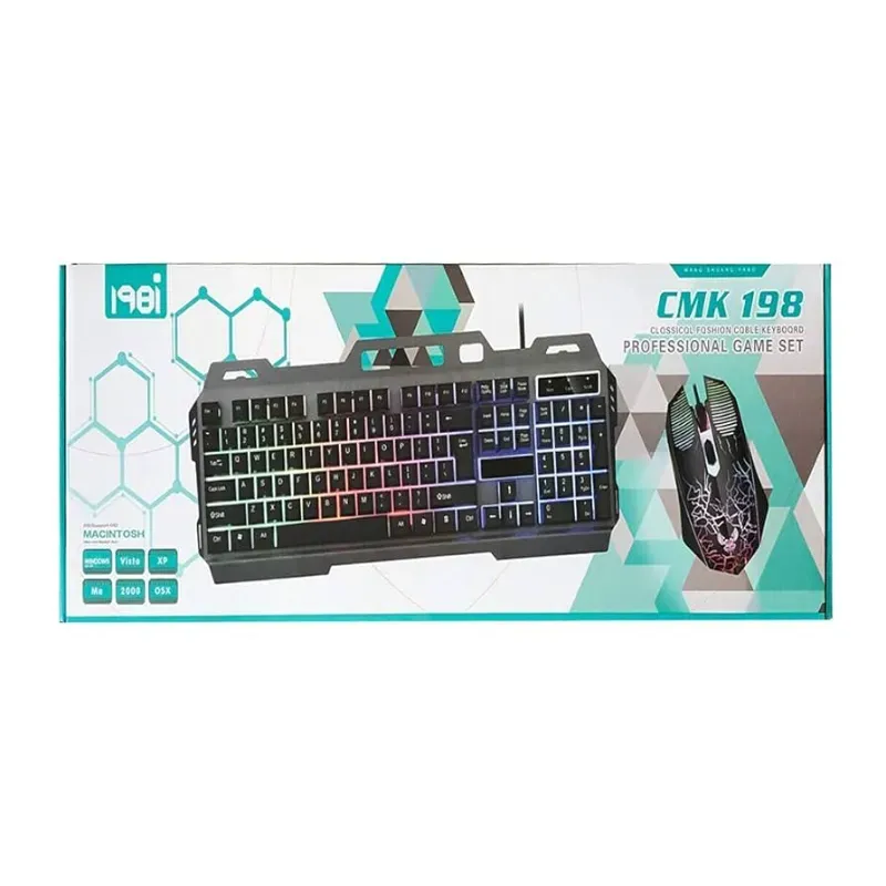 TECLADO GRANDE + MOUSE USB