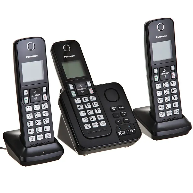 TELÉFONO INALÁMBRICO CON CONTESTADOR PANASONIC 