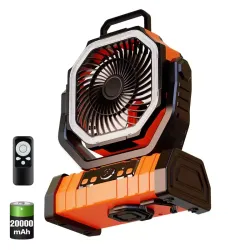 VENTILADOR RECARGABLE PORTÁTIL 20 MIL MAH SACO