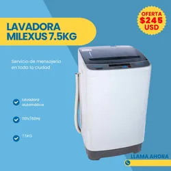Lavadora automática 7.5 kg
